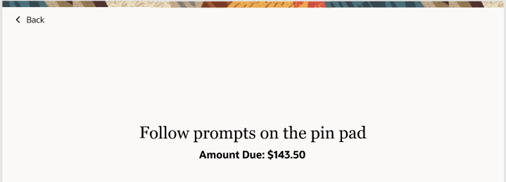 Pin Pad Prompt