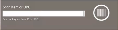 Scan Item Prompt Scan Item Prompt