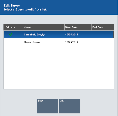 House Account Edit Buyer
