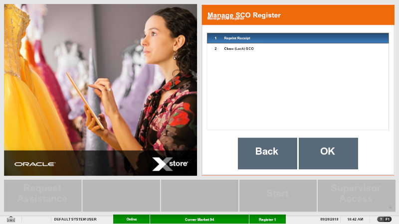SCO Manage SCO Register SCO Manage SCO Register