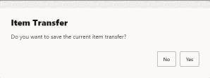 Confirm Save Transfer