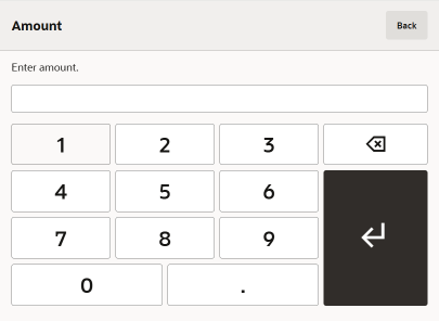 Cash Advance Amount Prompt