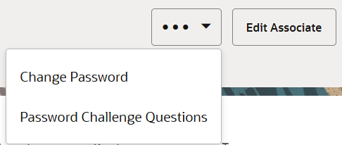 Change Password Menu Option