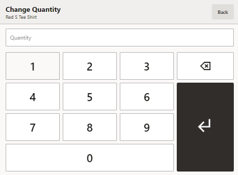 Enter Quantity