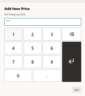 Prompt For Price