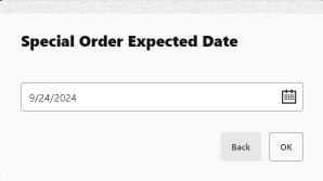 Handheld Item Expected Date