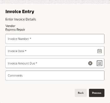 Invoice Entry