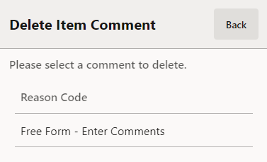 Comment Type