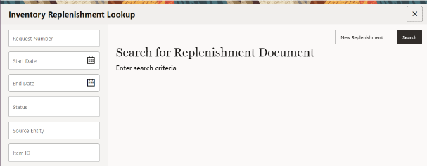 Document Search Form