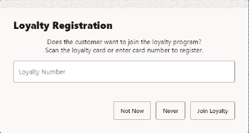 Loyalty Registration