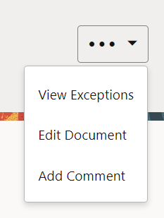 New Shipping Document Context Menu