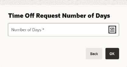 Number of Days Prompt