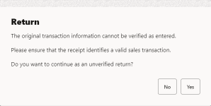 Original Transaction Information Not Found Prompt