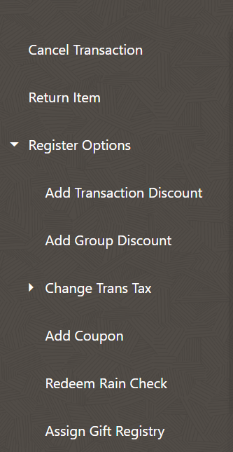 Register Options