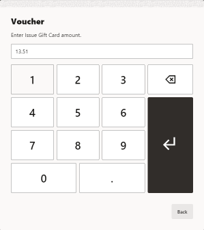 Return Gift Card Amount