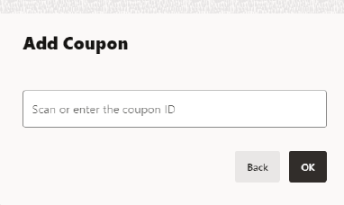 Scan Coupon ID
