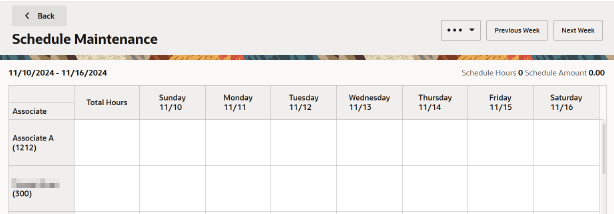 Schedule Maintenance