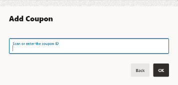 Coupon ID Prompt