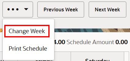 Change Weeks