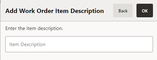 Item Description Prompt