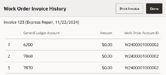 Invoice Line Detail