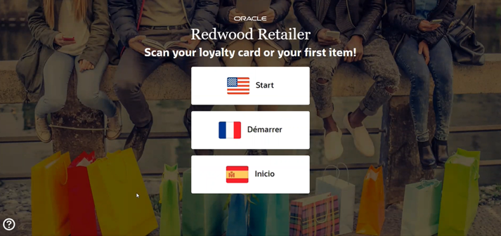 Self Checkout Home Screen Self Checkout Home Screen