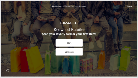 Self Checkout Home Screen Self Checkout Home Screen