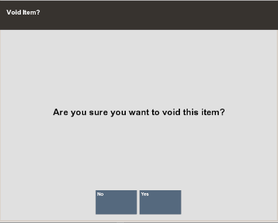 Confirm Void Prompt