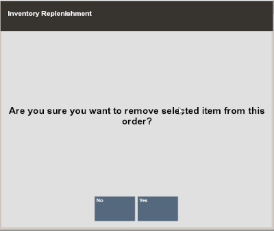 Void Item Prompt