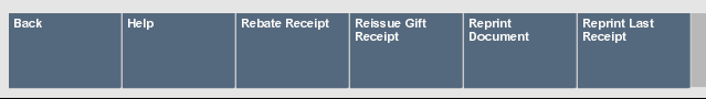 Receipt Reprint Options Menu