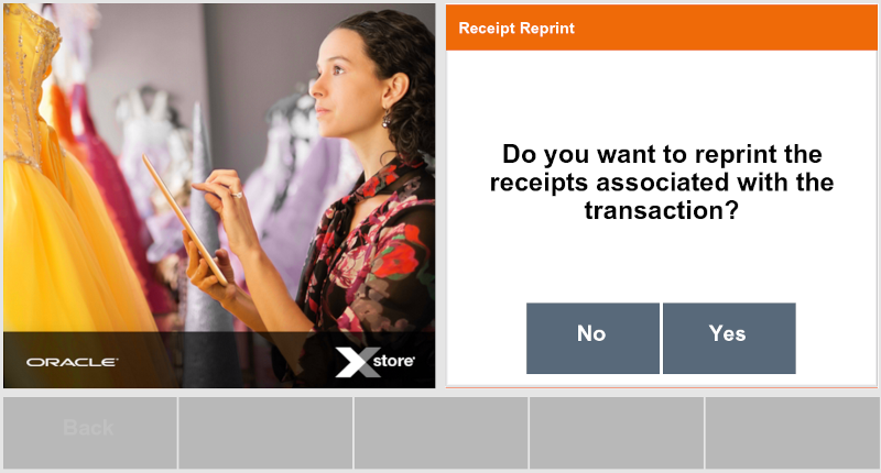 SCO Receipt Reprint SCO Receipt Reprint