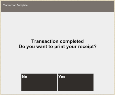 Transaction Complete Transaction Complete
