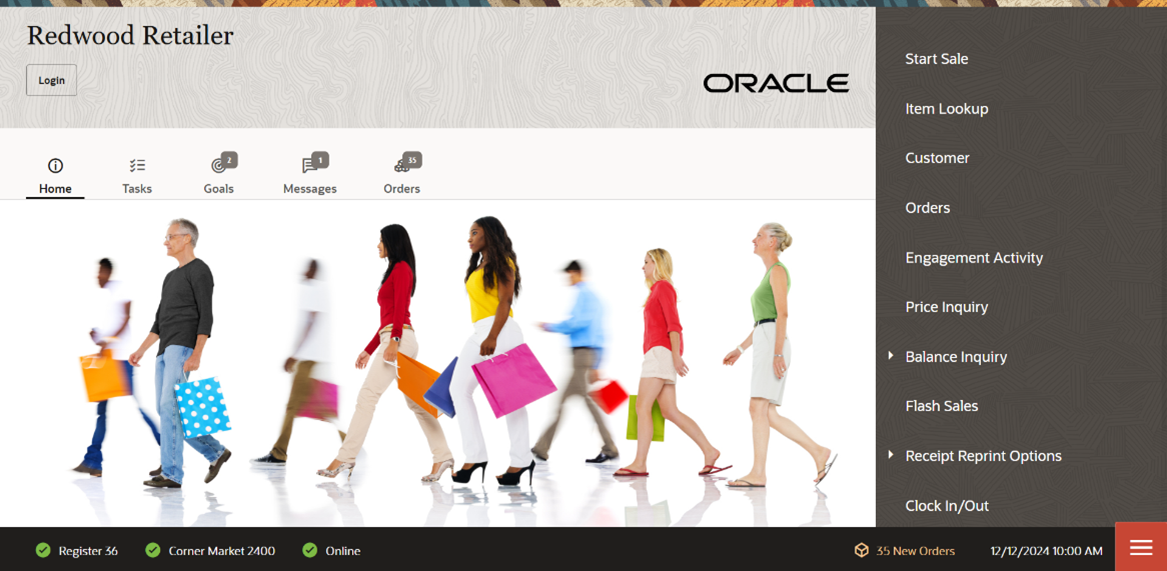 Landscape View Xstore POS Landscape View Xstore POS