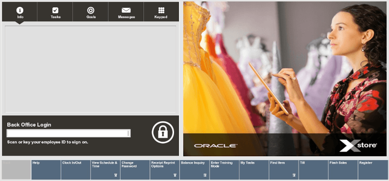 Back Office Login after exiting Training Mode Back Office Login after exiting Training Mode