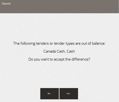 Till Discrepancy Till Discrepancy