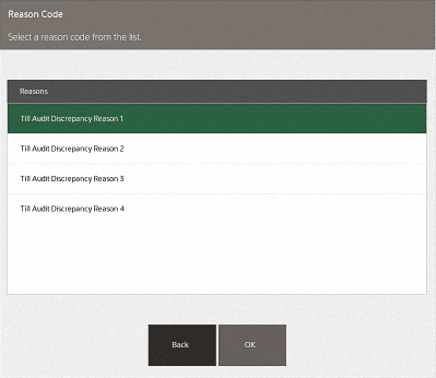 Discrepancy Reason Discrepancy Reason
