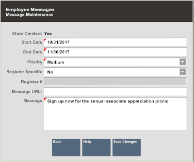 New Message Form New Message Form