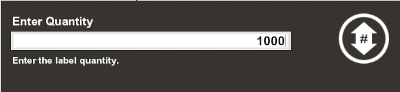 Label Quantity Prompt Label Quantity Prompt
