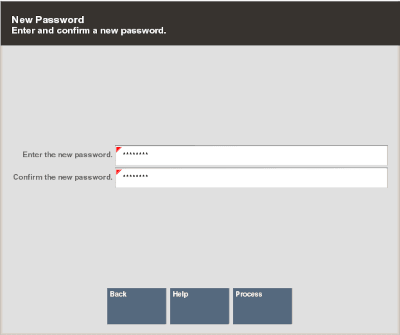 New Password Form New Password Form