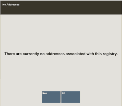 No Address Prompt No Address Prompt