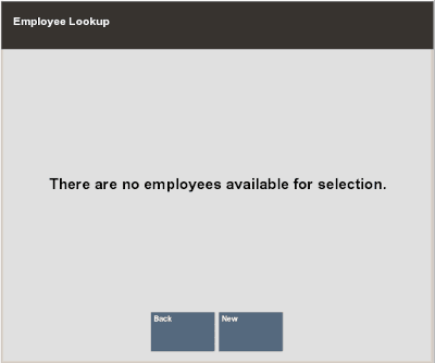 No Employee Record Found Message No Employee Record Found Message