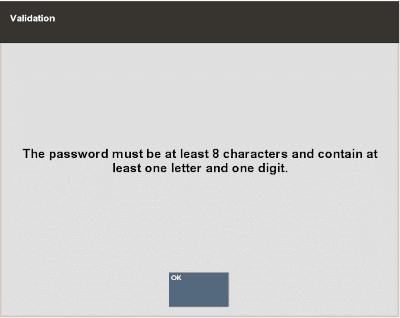 Password Validation Prompt Password Validation Prompt
