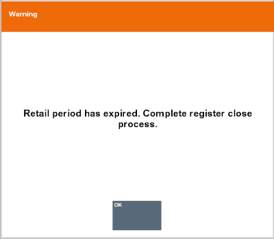 Retail Period Expired Retail Period Expired