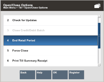 End Retail Period End Retail Period