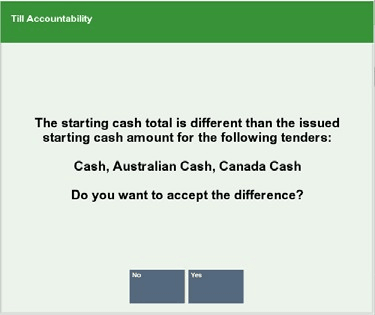 Recount or Accept Difference Prompt