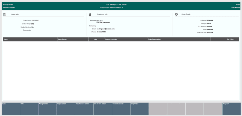 Rejected Order - Unfulfillable Rejected Order - Unfulfillable