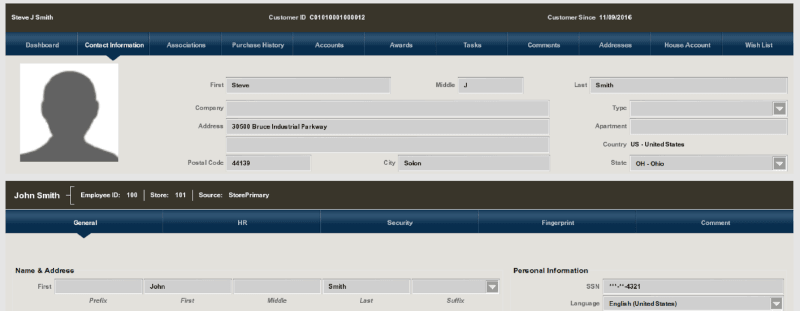 Employee Maintenance Screen Employee Maintenance Screen