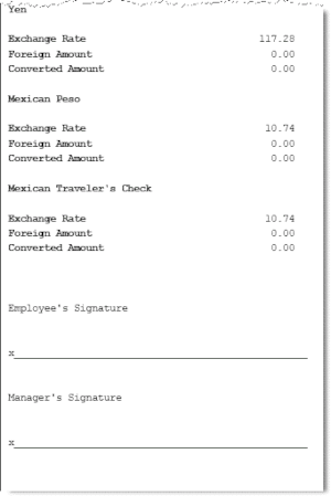 Store Safe Deposit Receipt Sample 2