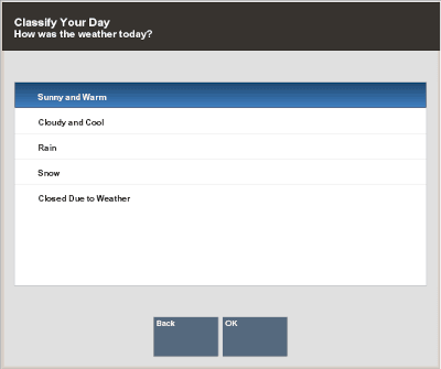 Store Closing Question Prompt