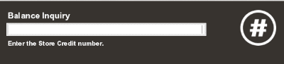 Store Credit Account Number Prompt Store Credit Account Number Prompt